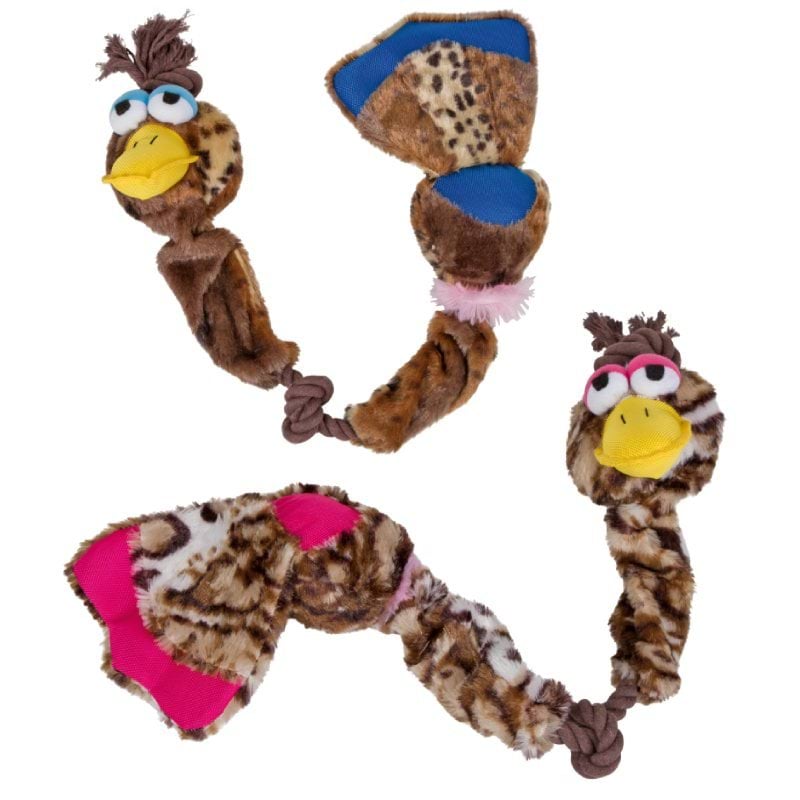 Plush dog toy, Duck Huggo, various colors, 65 cm, Kerbl