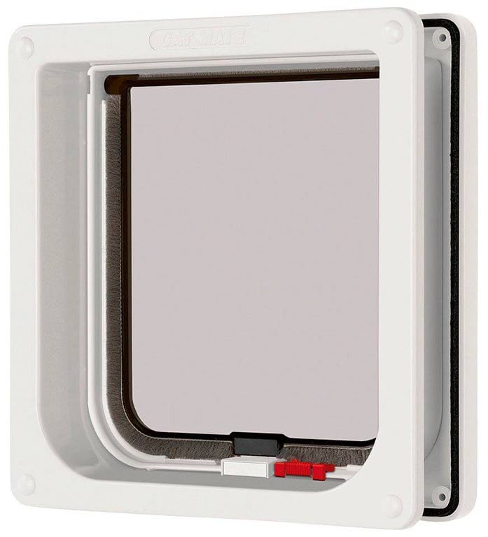 Cat door Cat Mate, door thk. max 50 mm, white, 2-way, Kerbl