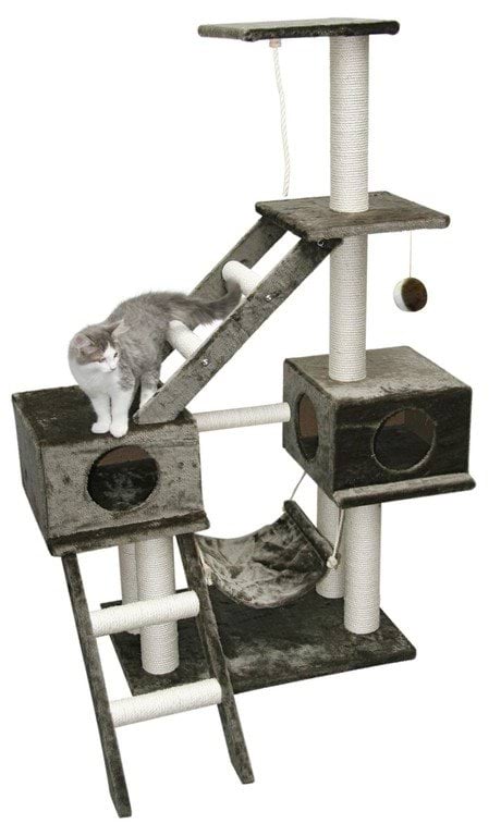 Cat tree Granat, grey, 150 cm, Kerbl