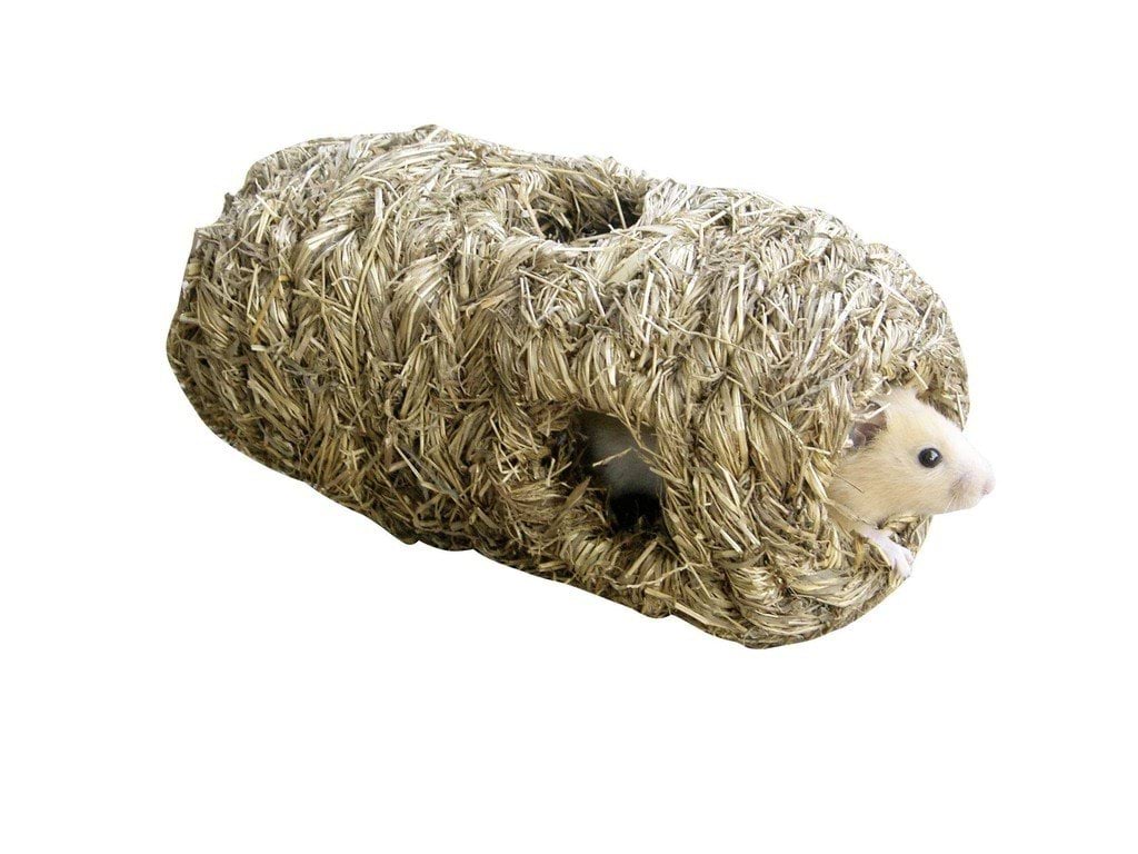 Grass tunnel for rodents with 6 holes, 18 x 10 x 10 cm, Kerbl