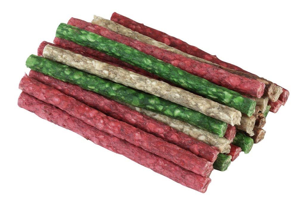 Dog treat, chew sticks, cow hide, mix, 25 pcs., Kerbl