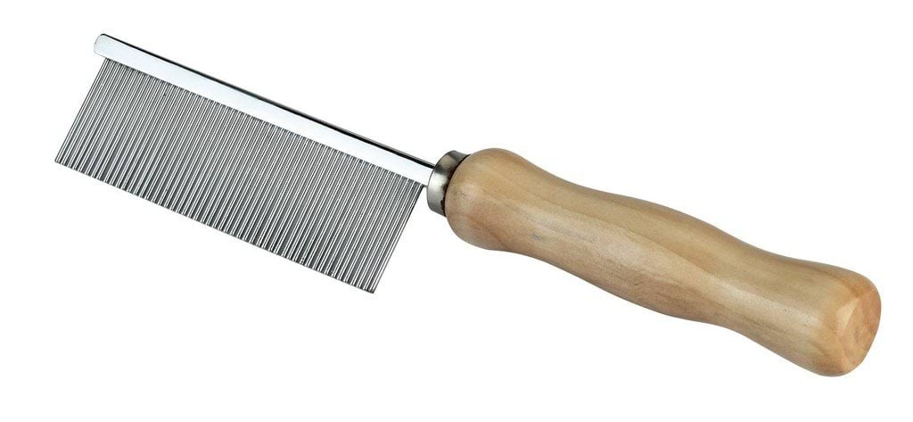 Fur comb for dogs, fine-toothed, Kerbl