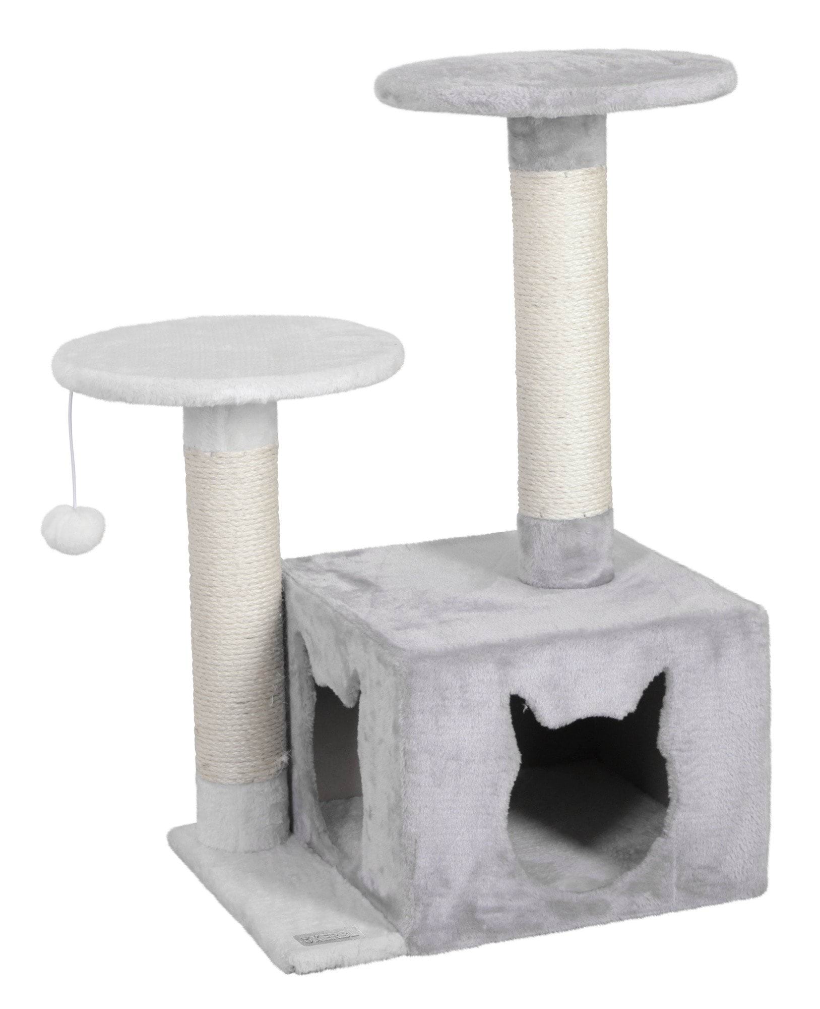 Cat tree Saphir Light, white/grey, Kerbl