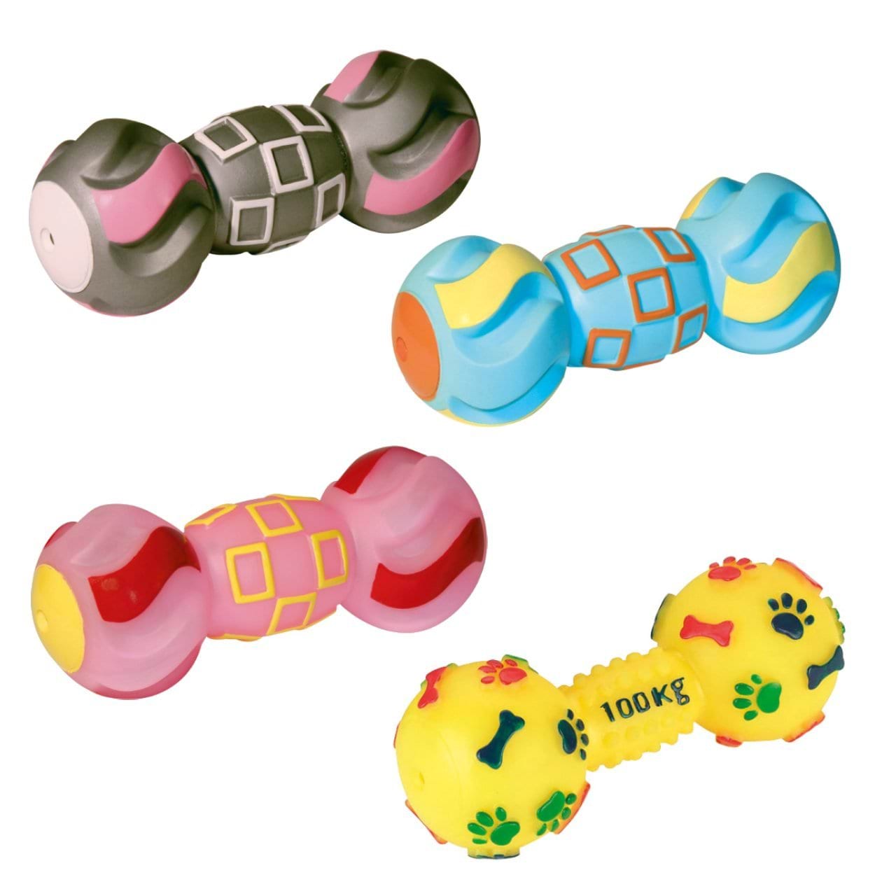 Dog toy, vinyl dumbbell, 19 cm, Kerbl