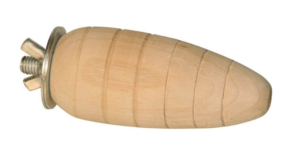 Rapid chew, wooden carrot, cage-mounted 9 cm, Kerbl