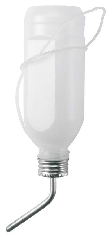 Water bottle plastic for rabbits, plastic, 500 ml