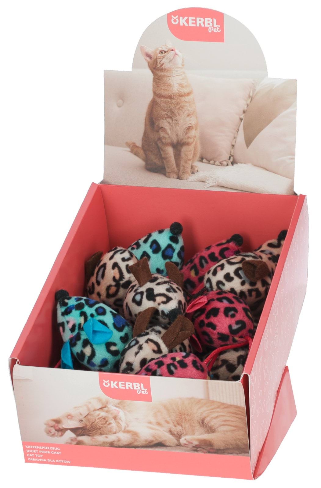 Toy mouse, various colors, Kerbl