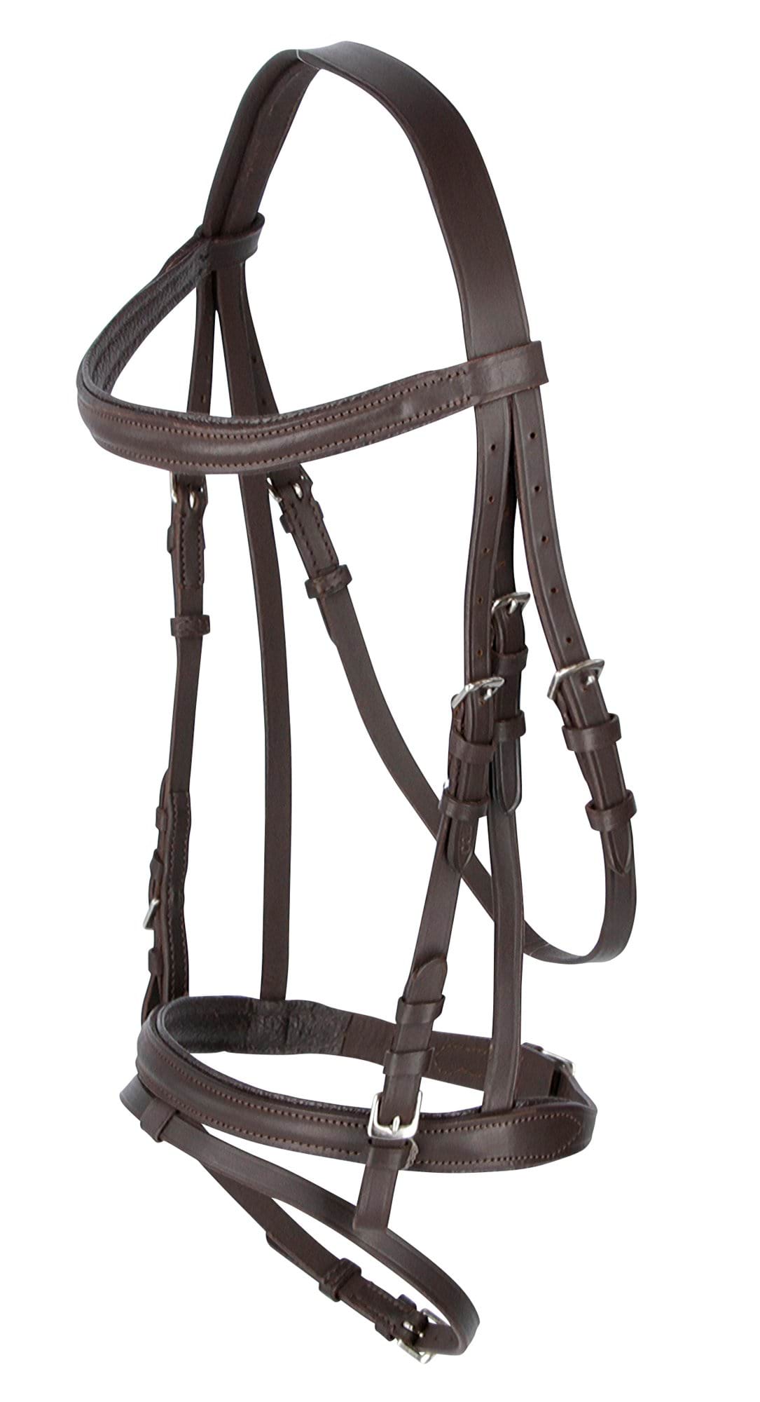 Bridle STANDARD Shetty brown, upholstered in brown