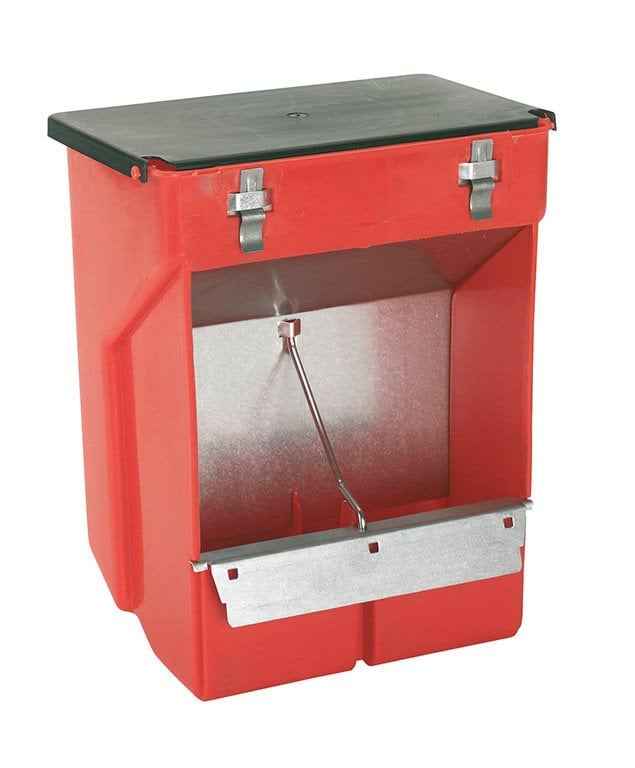 Rabbit Feeder, inclusiv cover, plastic, feed area: 2, 3500 ml, Kerbl