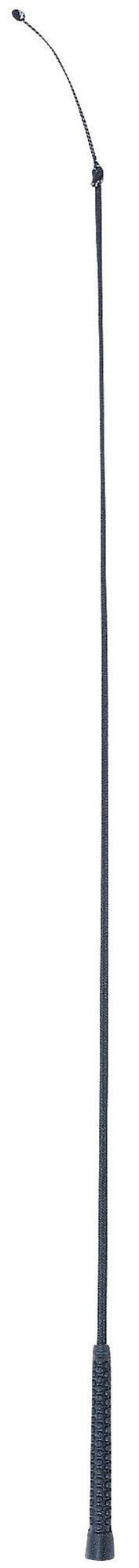 Dressage whip, 100 cm, fibre glass, black