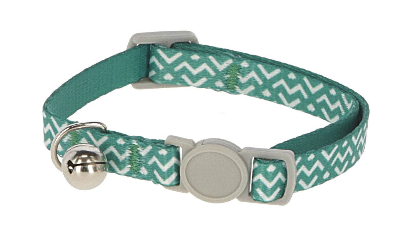 Cat collar with little bell, turquise, Kerbl
