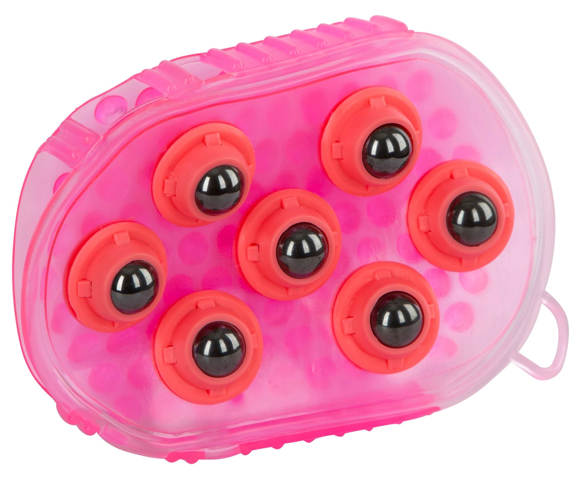 Magnet massage curry comb pink