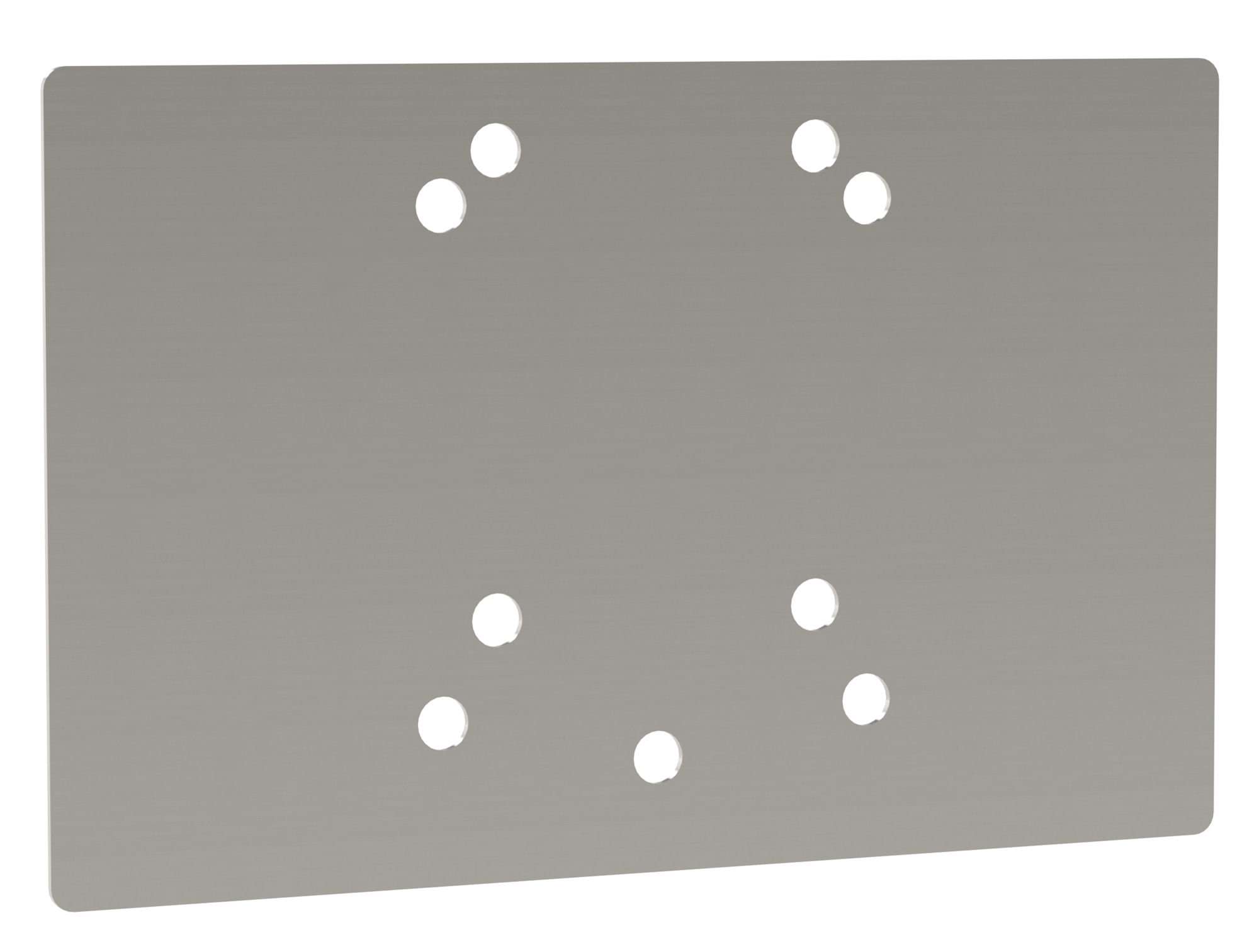 Drinking bowl mounting plate for IBC container