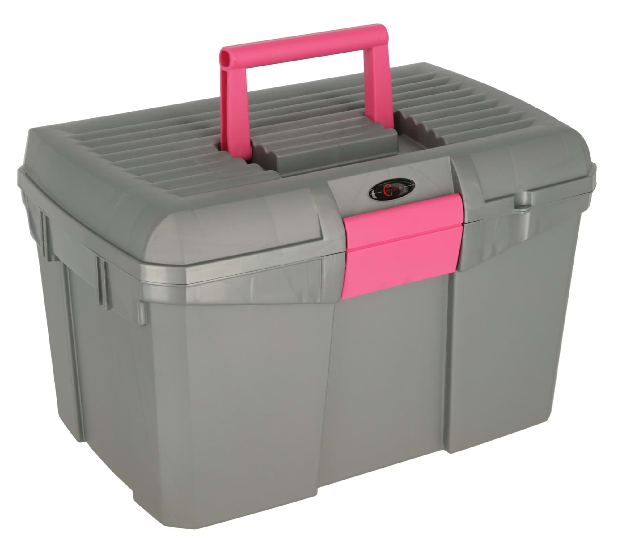 Grooming Box Siena grey/pink with Removable Insert