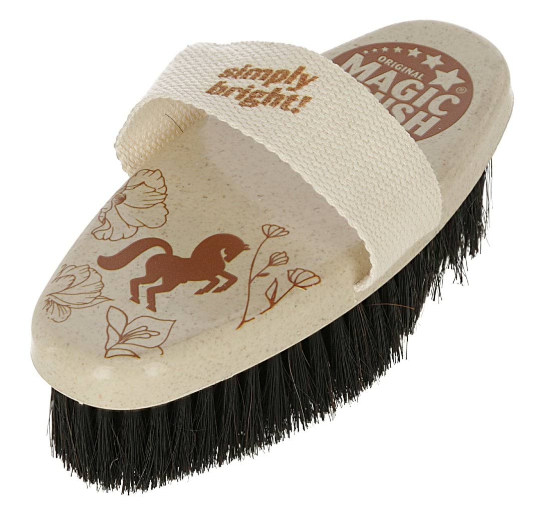 Magic Brush Finishing Brush w. Horse Hair, 17x8 cm water lily