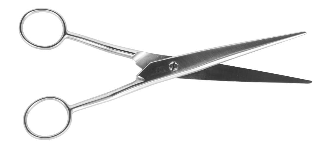 Grooming scissors, straight, 17cm, Aesculap