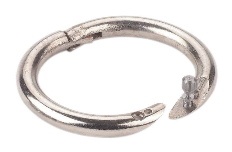 Bull rings Top Quality, nickel-plated, Ř 51 mm, 2 pcs
