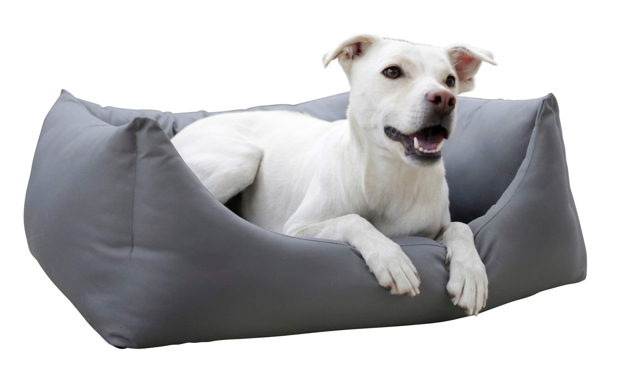 Snugly bed for dogs Oxford Place, grey, 85 x 110 cm, Kerbl