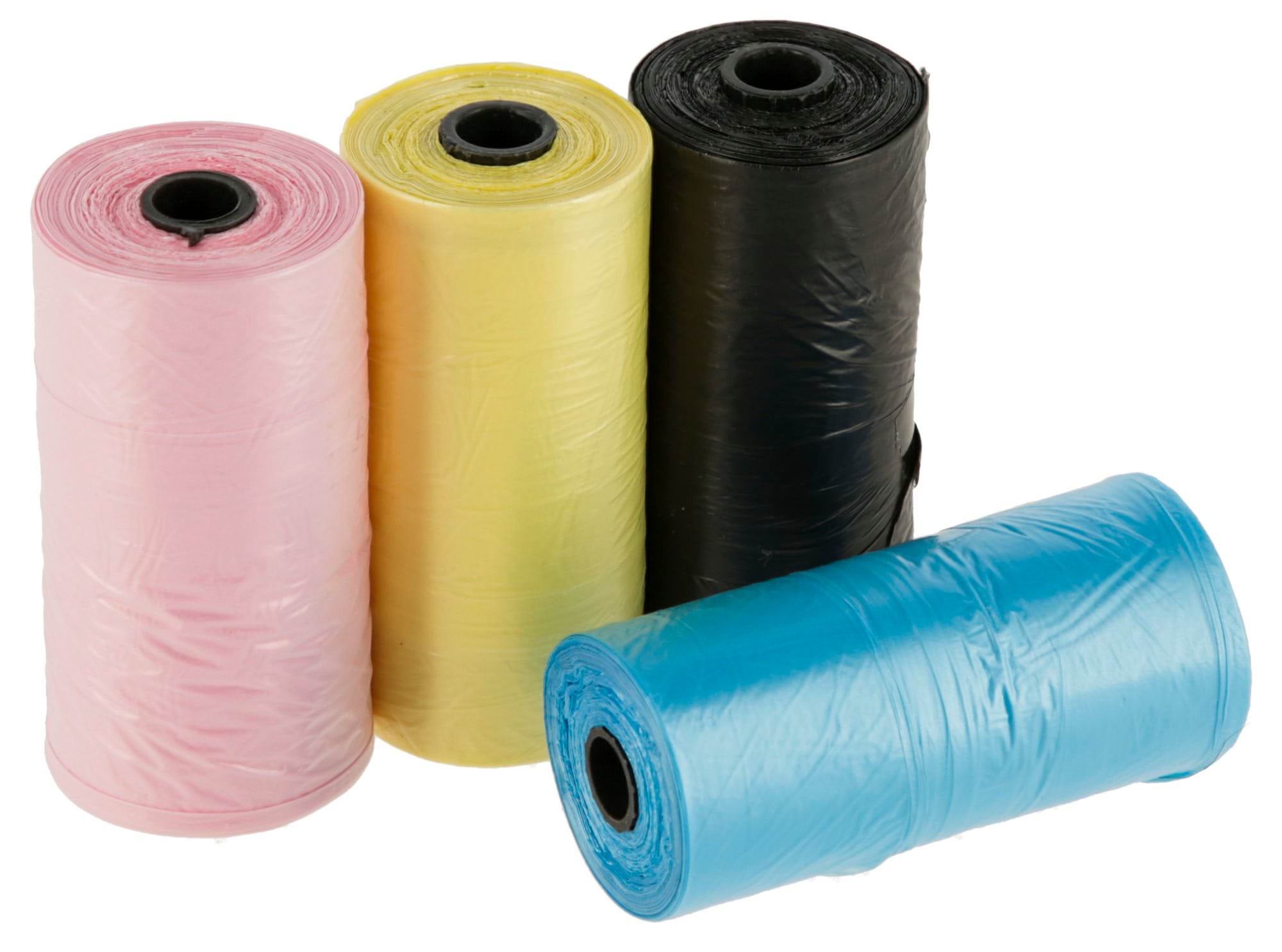 Poop bags, display, mix, 20 pcs on roll, Kerbl