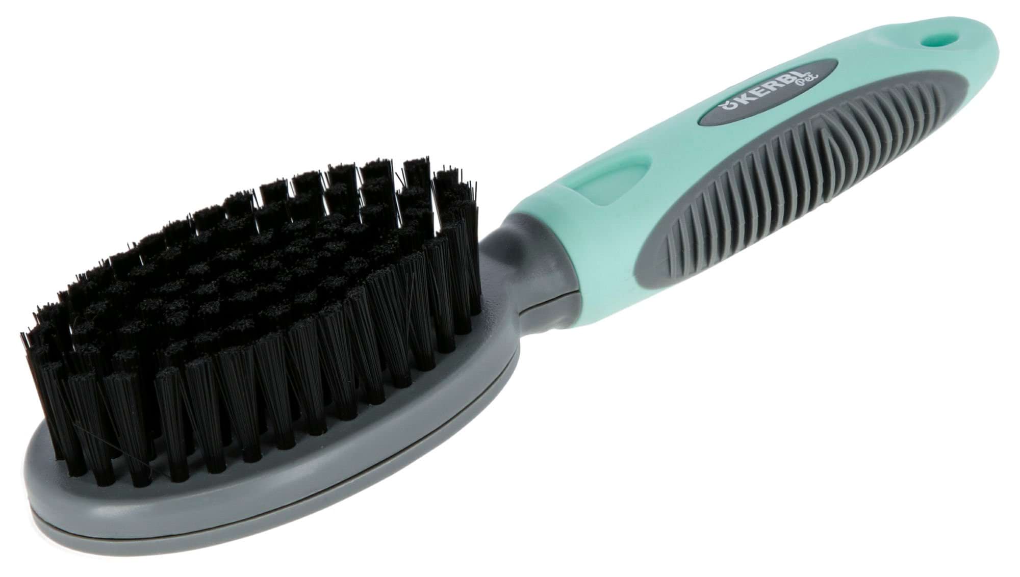 Brush with soft synthetic bristles for dogs, 20 cm, oval, Kerbl