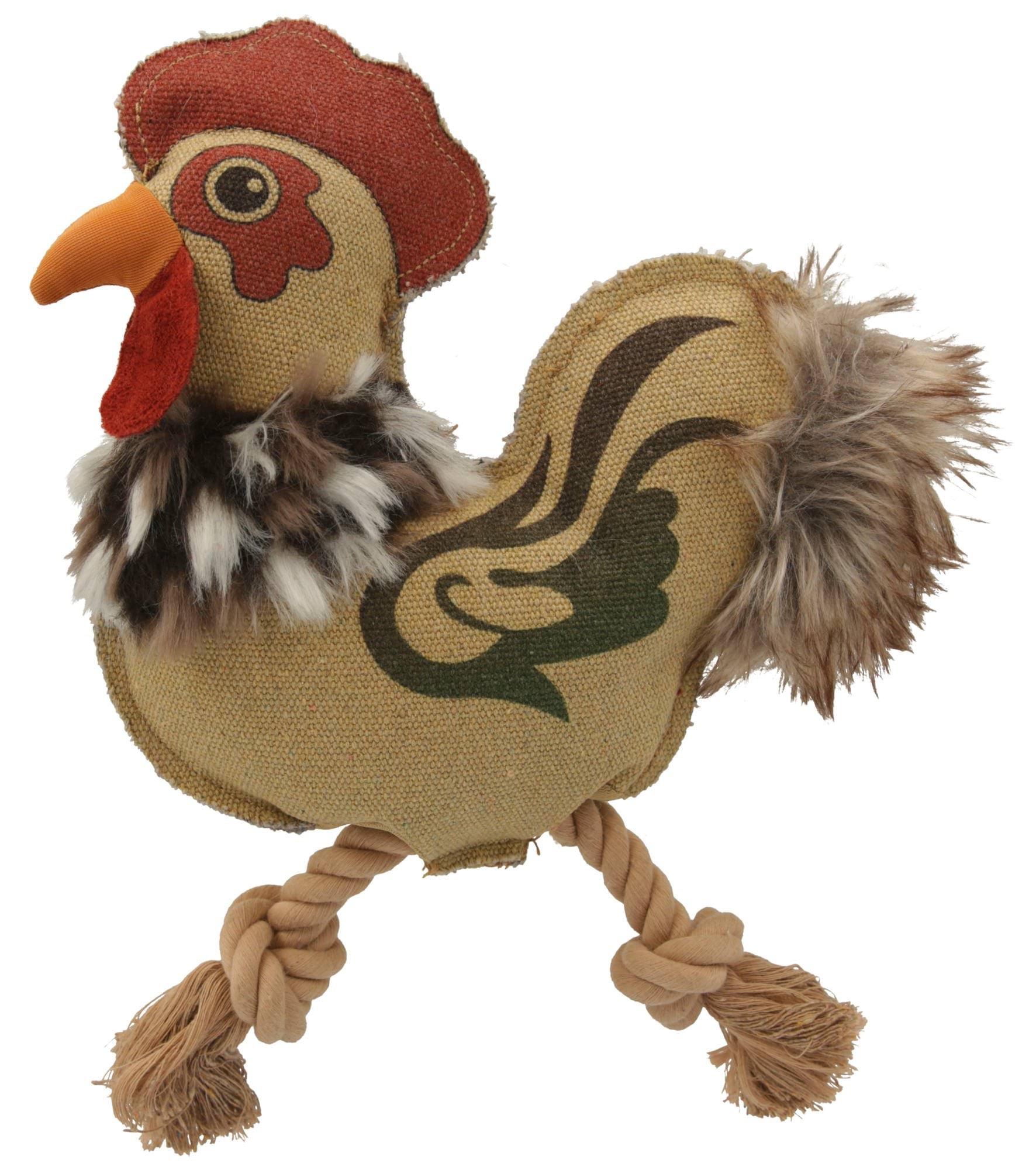 Dog toy, rooster Karl, squeaking, 24 cm, Kerbl
