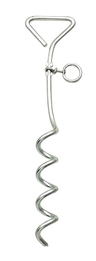 Spiral stake for yard lead, 40 cm x 8 mm, Kerbl