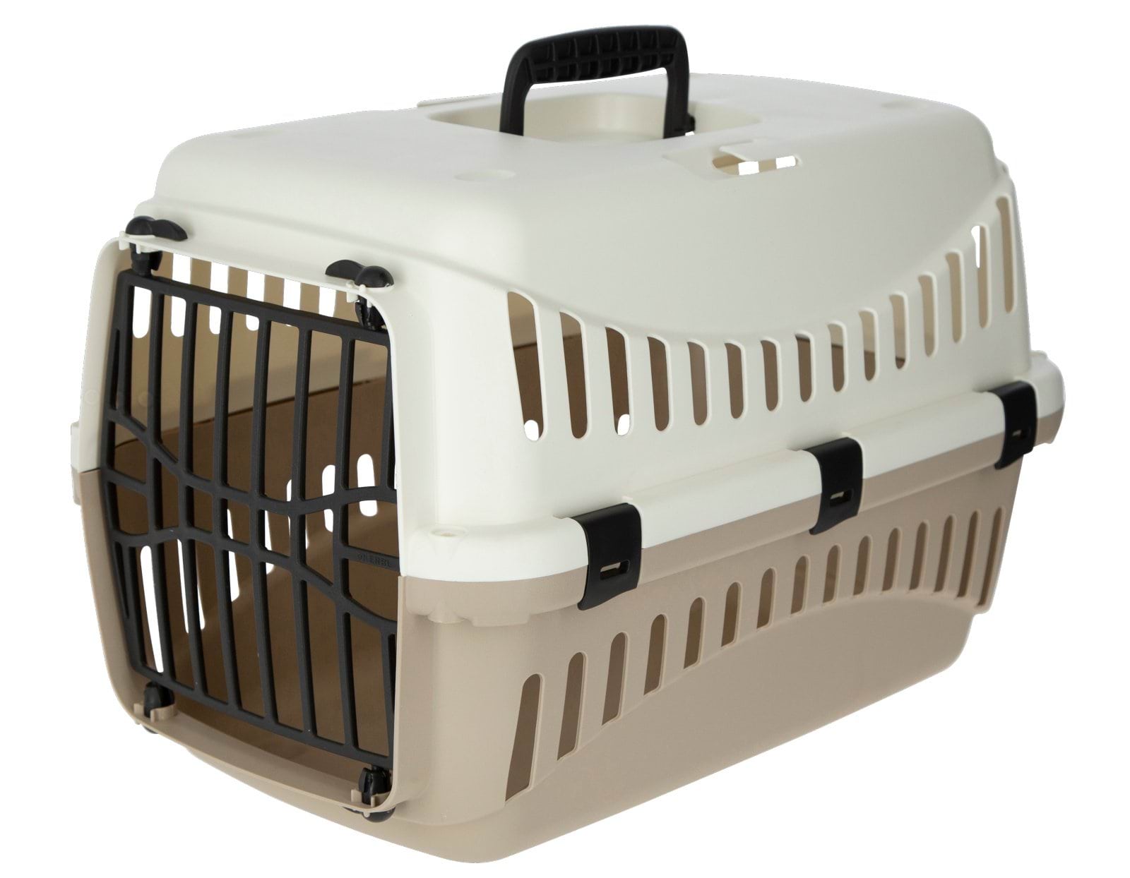 Pet carrier Expedion 1, 10 kg, cream/dark brown, Kerbl