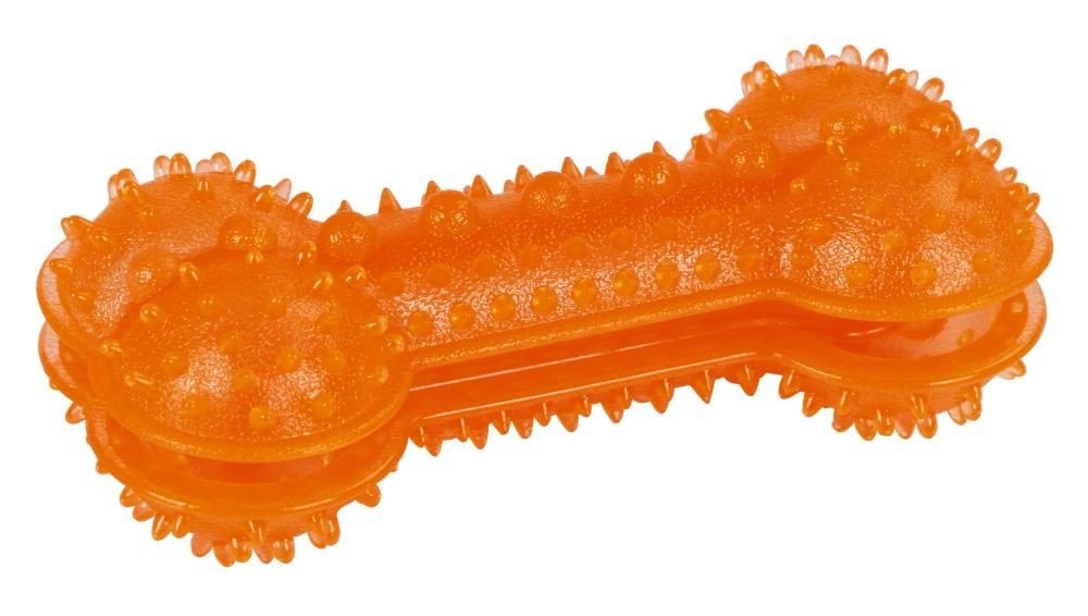 Dog toy ToyFastic, orange bone, 18 cm, Kerbl