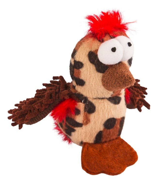 Cat toy with catnip, crazy hen, 8 cm, Kerbl