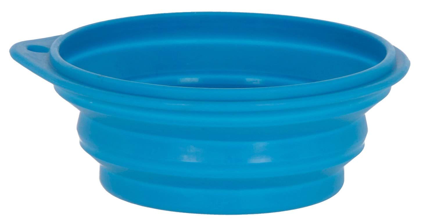 Silicon travel bowl, 250 ml, blue, Kerbl