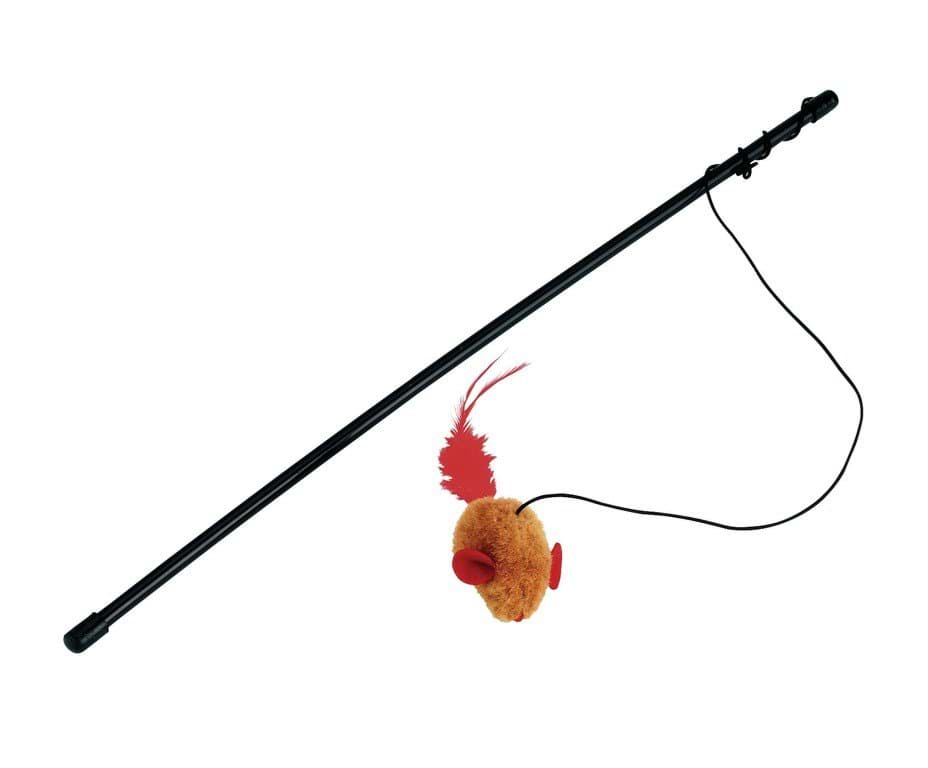 Cat play fishing rod, with mouse, 48 cm, Kerbl