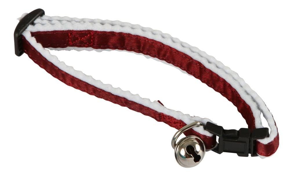Cat collar, reflective, 10 mm, red, Kerbl