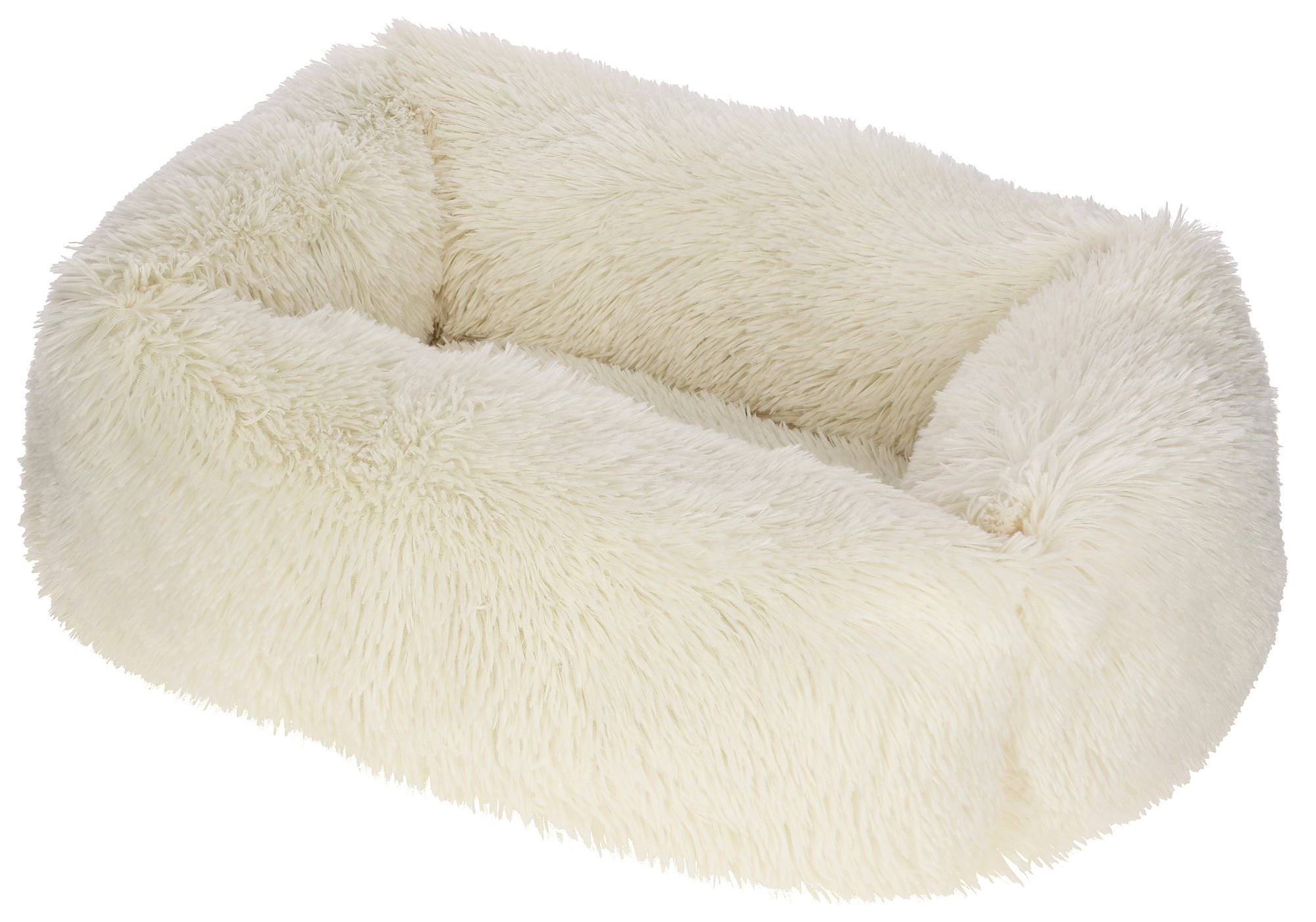 Snuggle Bed Fluffy, cream, 60x40 cm
