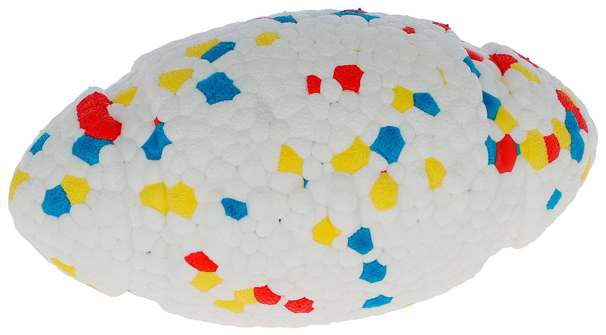 Dog toy, rugby ball, 13, 5 x 7,5 x 8,5 cm, multicolor, Kerbl