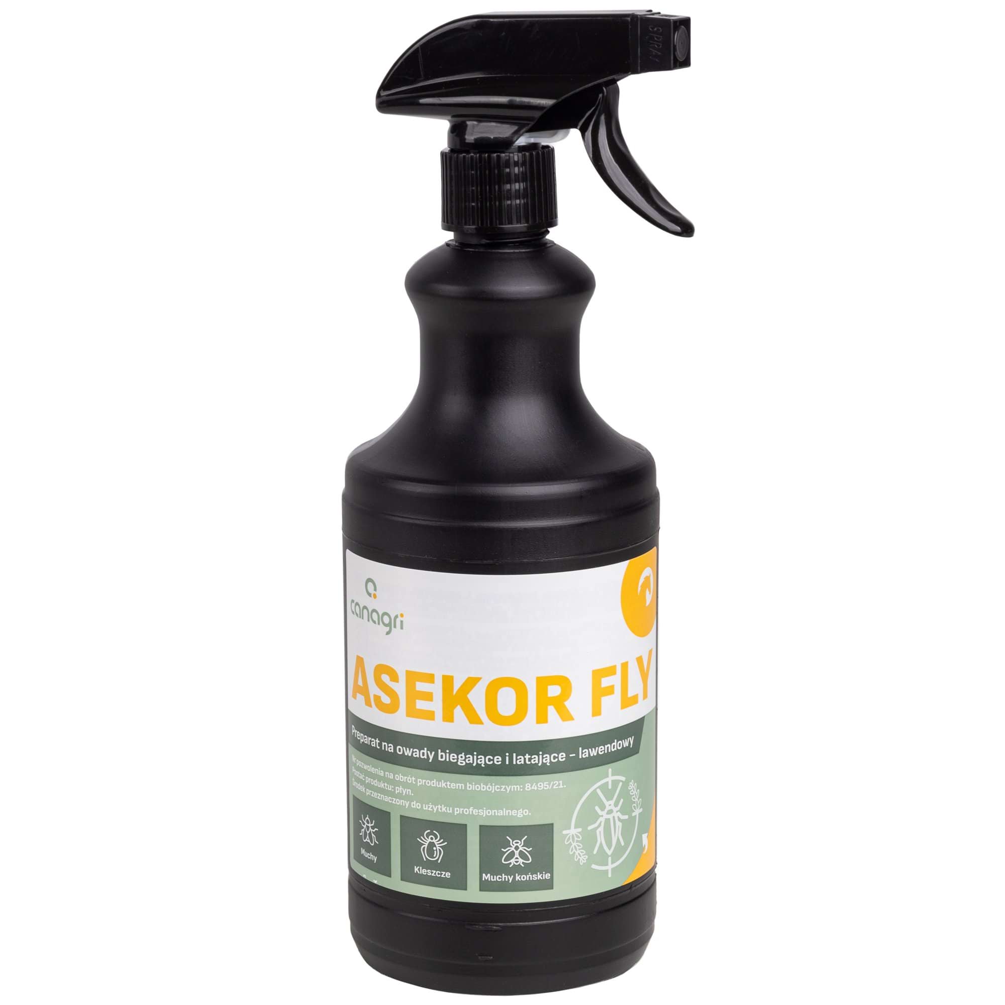 ASEKOR FLY preparation against flying and crawling insects, lavender scent, 750 ml, Canagri