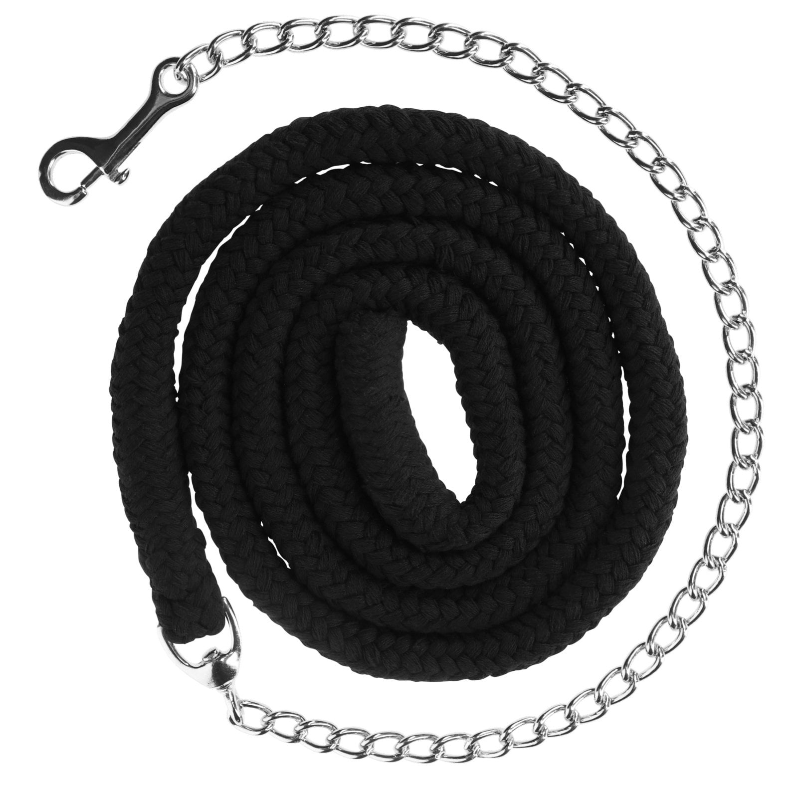 Cotton knit with chain black