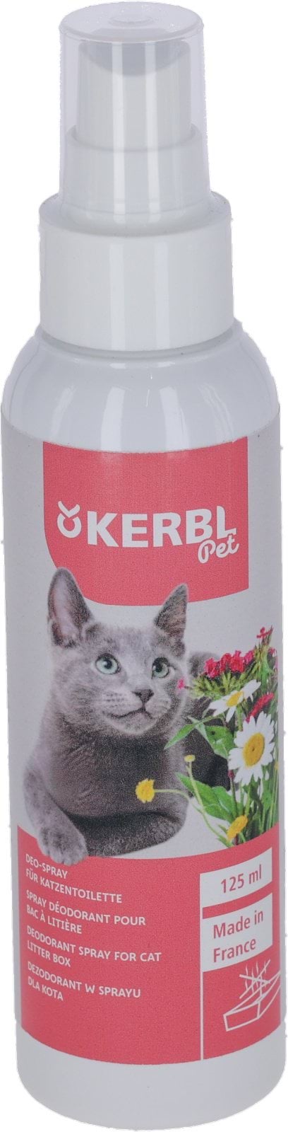 Deodorant spray for cat litter box, 125 ml, Kerbl