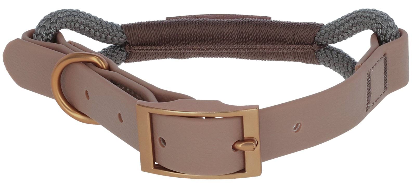 Dog collar Monte Carlo, 45 - 65 cm x 25 mm, gray/brown, Kerbl