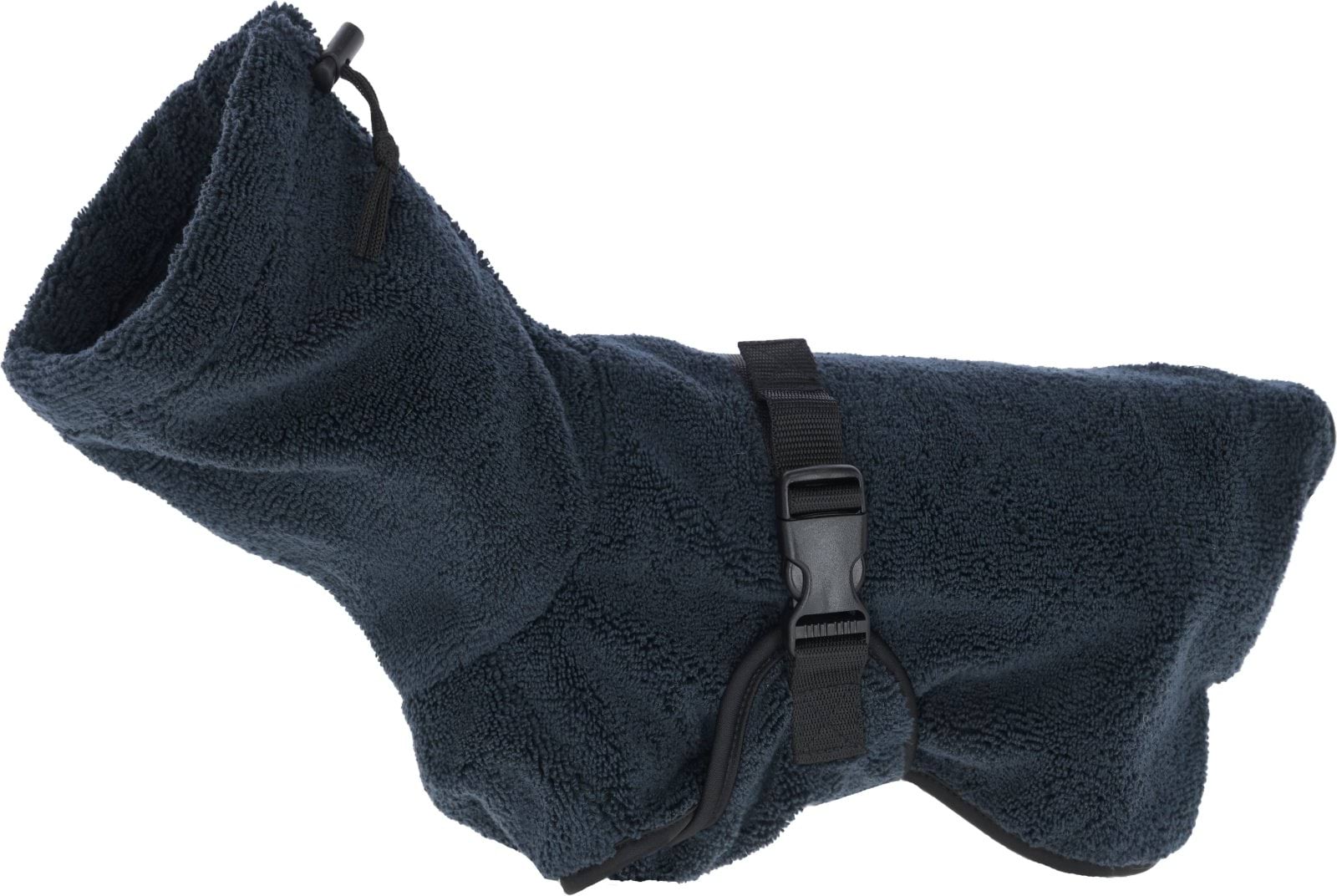 Dog bathrobe, 66-82 cm, size L, dark blue, Kerbl