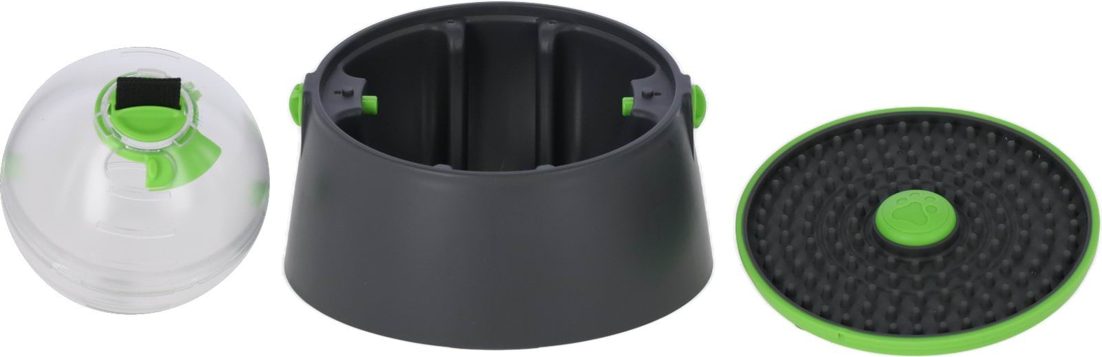 Snack ball with bowl and lick plate, 14 x 19 cm, Kerbl