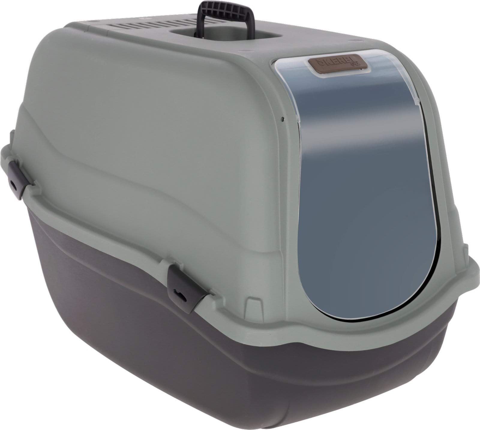 Litter box Emma Eco, black/green, 65 cm x 44 x 46 cm, Kerbl