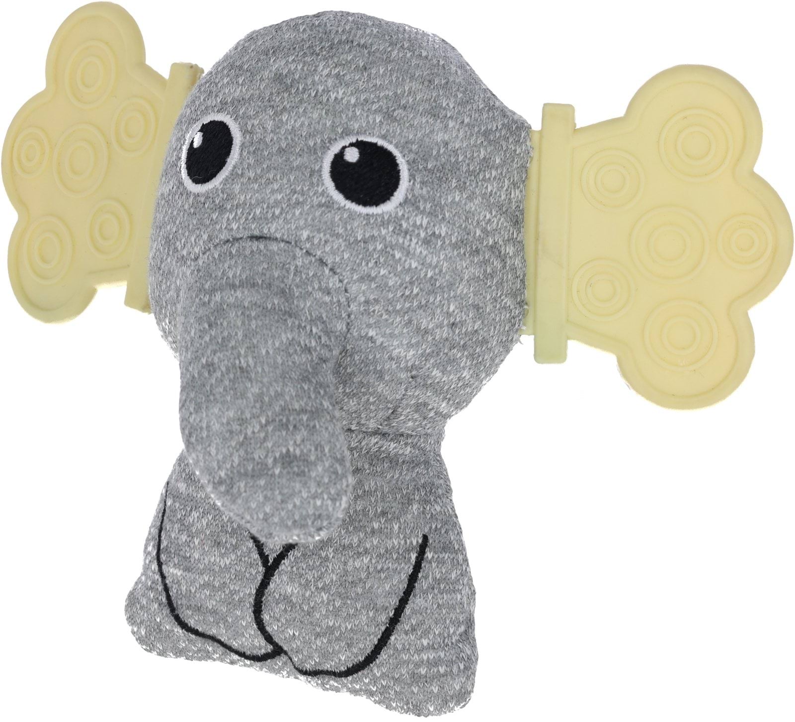 Puppy toy, elephant, 14 x 17,5 cm, white/grey, Kerbl
