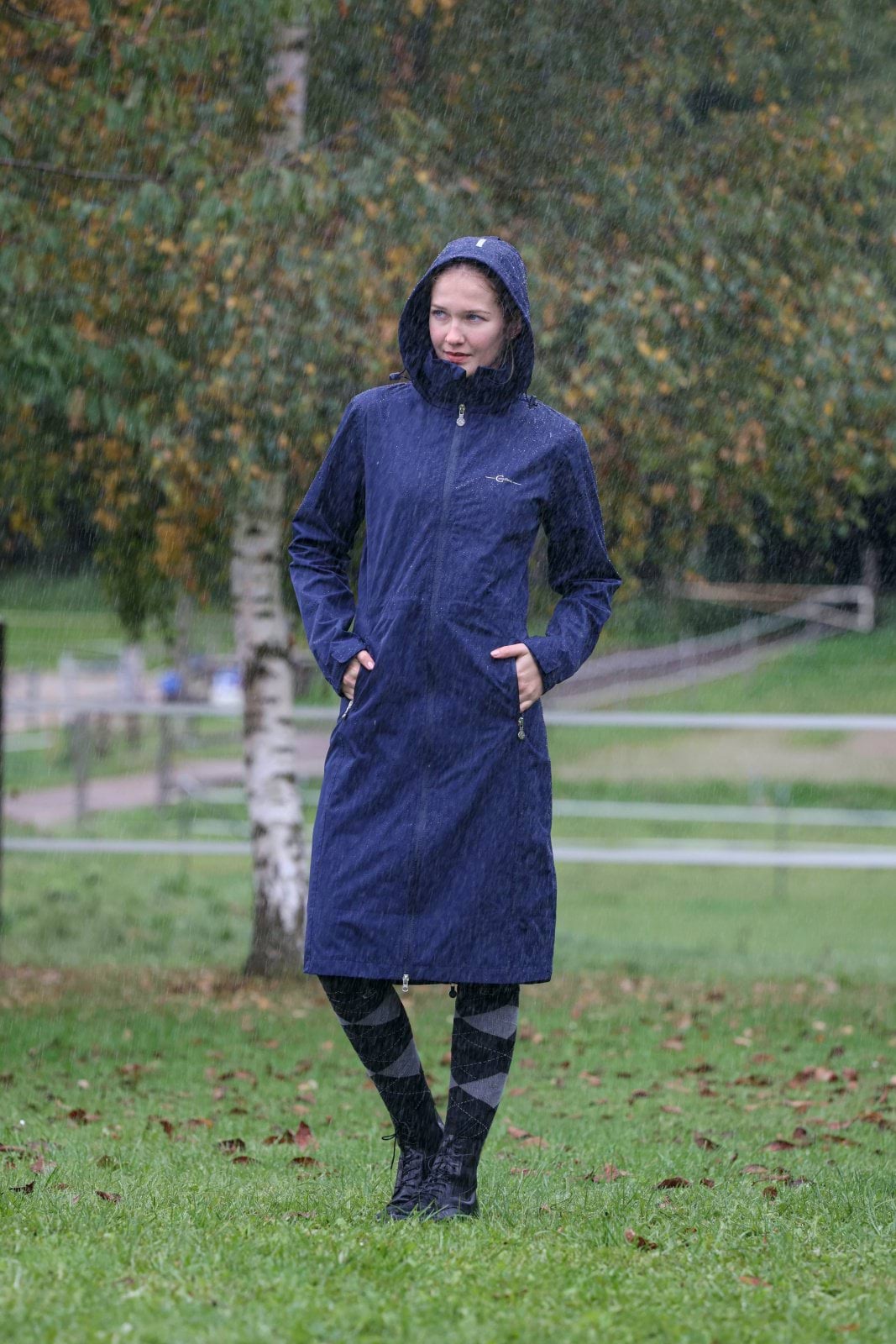 Covalliero Riding and Outdoor Coat, Ladies, navy, size L
