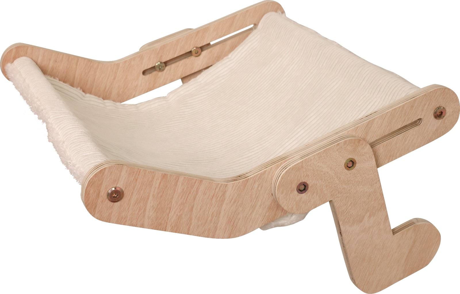 Cat Hammock Nap,  42.5x47cm, white