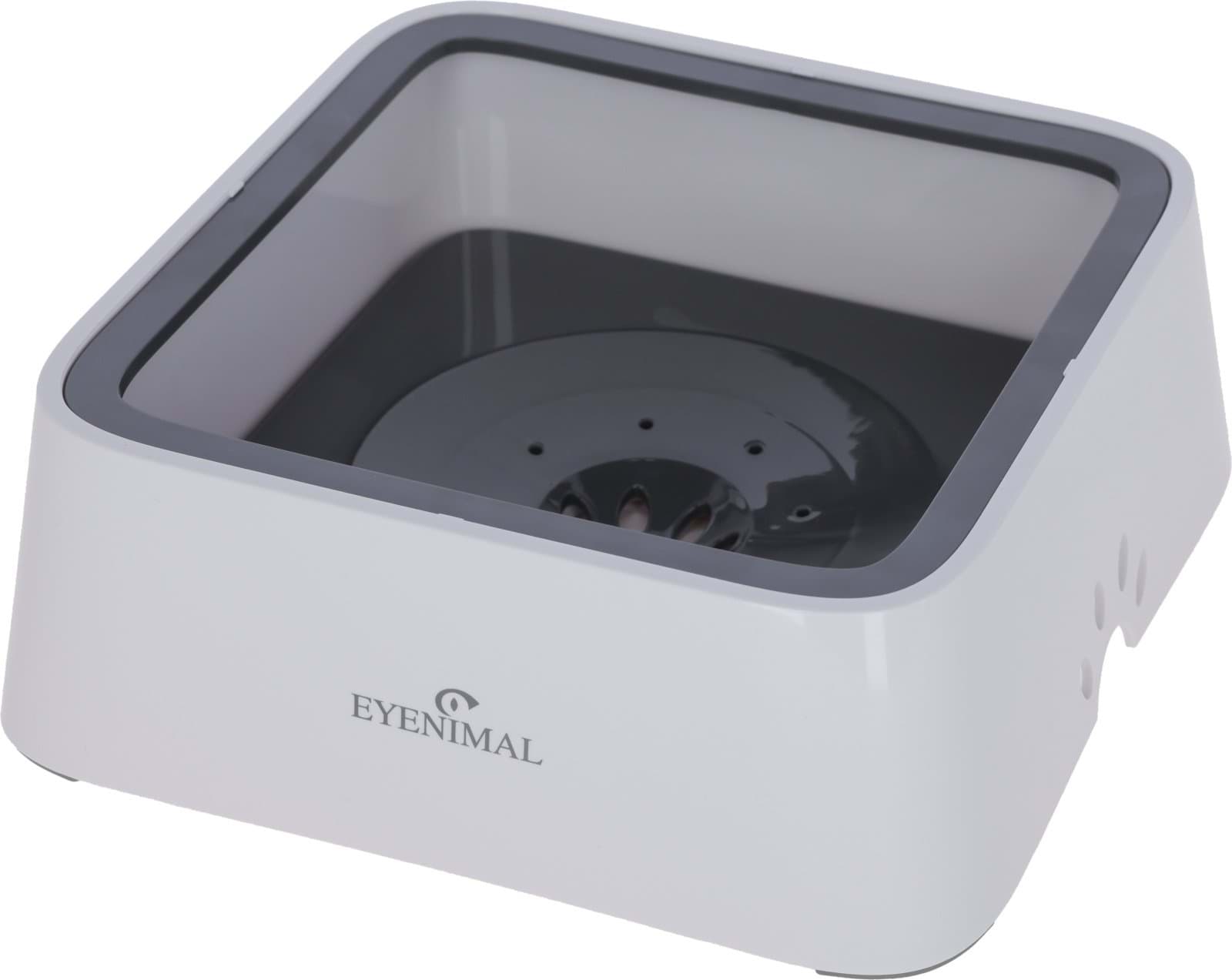 EYENIMAL, Anti-splash Water Bowl 2 L dog bowl, white/grey