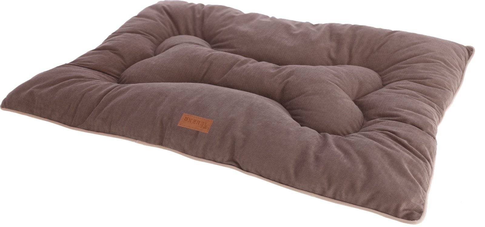 Bed Cushion Benno, brown,  100 x 75 cm