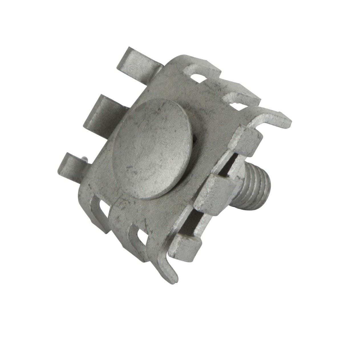 Wire connecting clamp, galvanized
