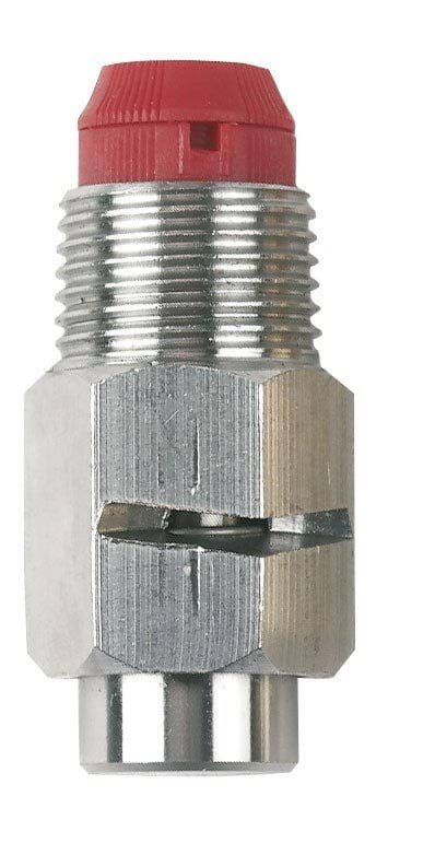 Spray nipples, slit, 1/2", pin Ø 17 mm, 46 mm