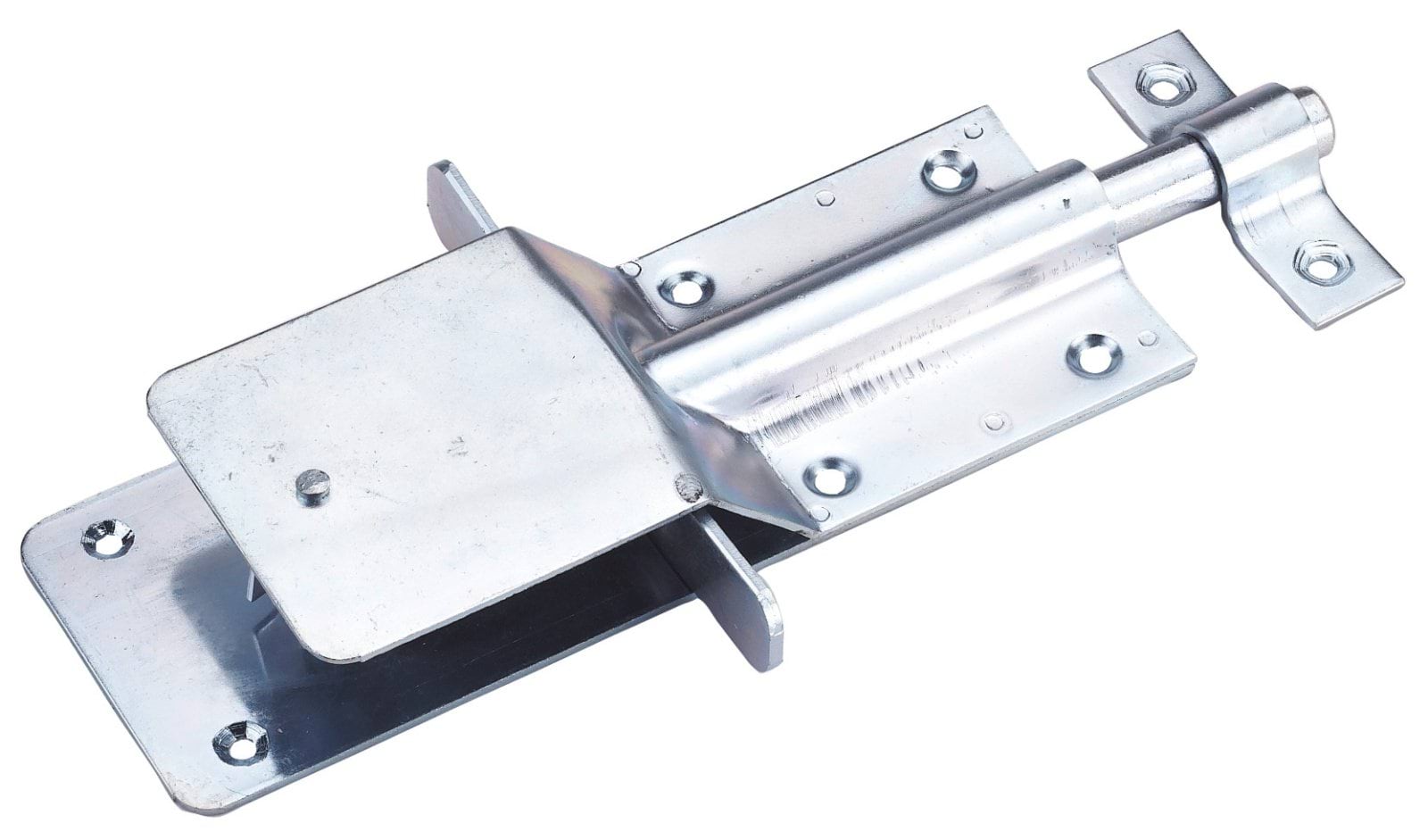 Stable gate latch, galvanized  with snap lock catch