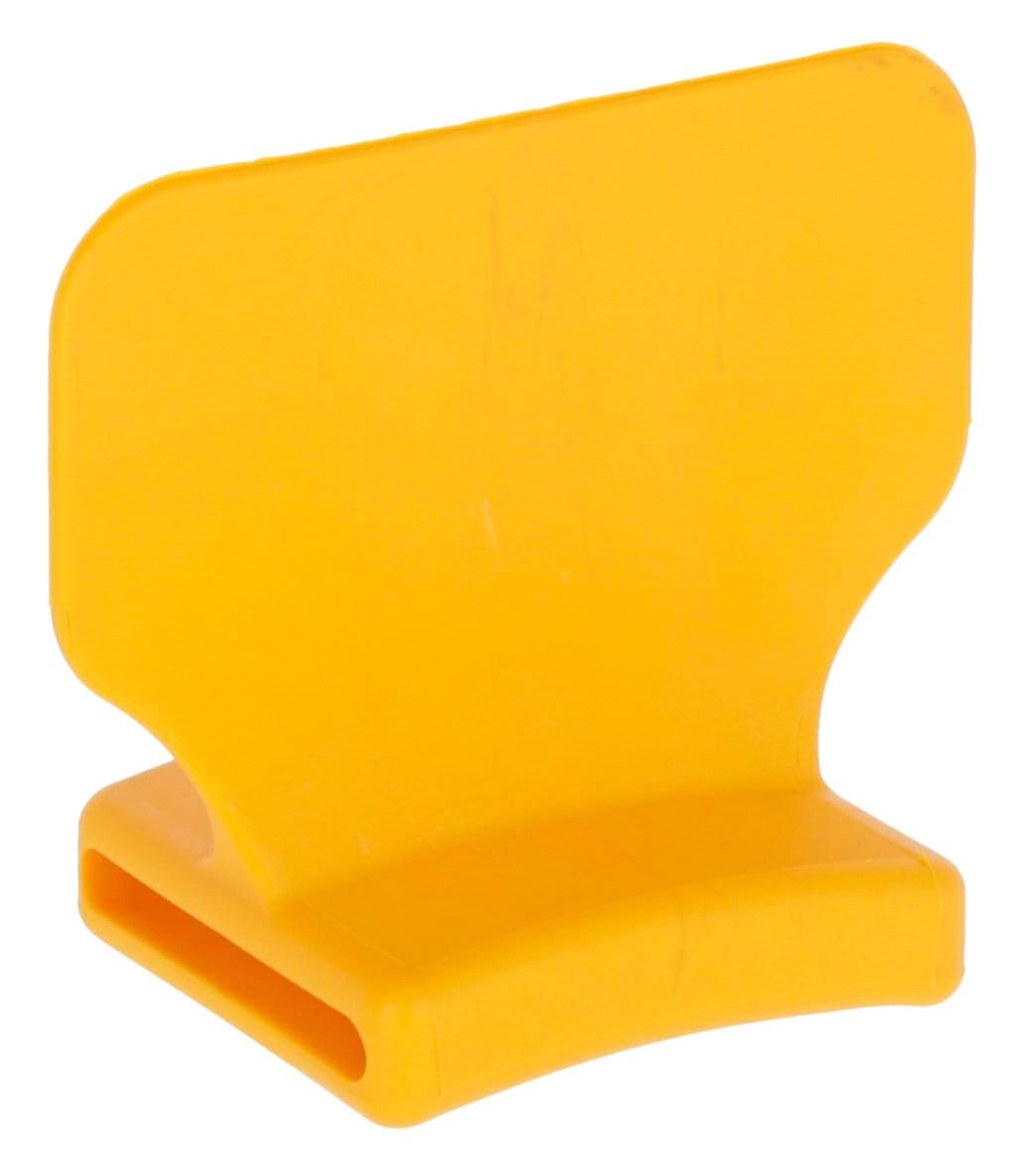 Numbering Block Stand., yellow plain , 25 pcs per pouch